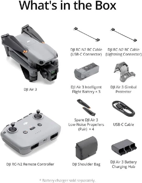 DJI Air 3 Fly More Combo — carpenter's kit