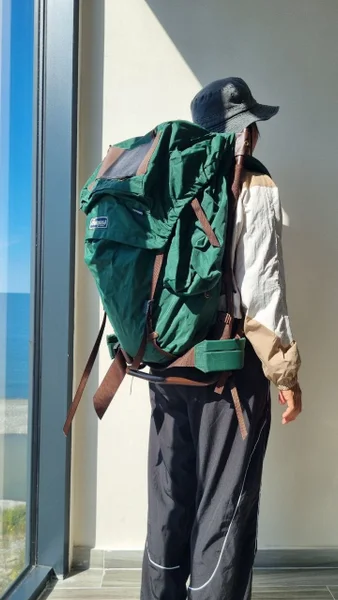Винтажный рамковый рюкзак Bergans 70л — kimono, backpack