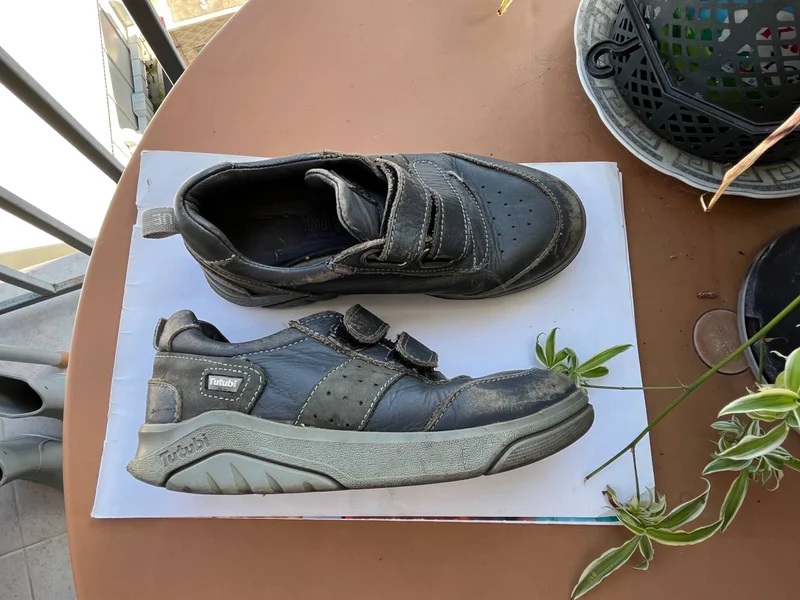 Ортопедические кожаные кеды и резиновые сапожки — running shoe, sandal, Loafer