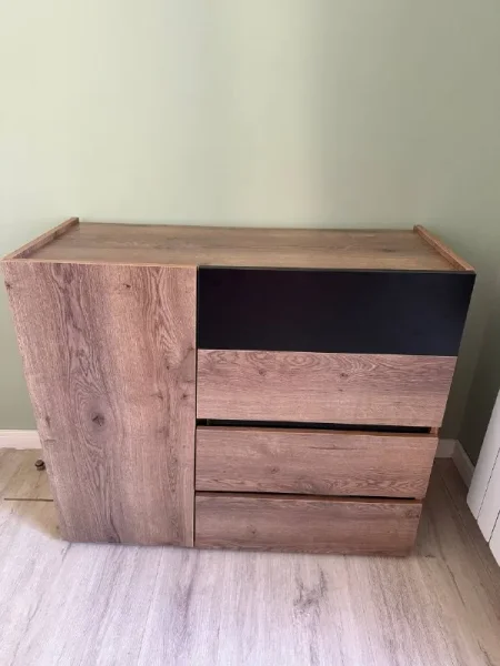 Nightstand — crate, desk, file