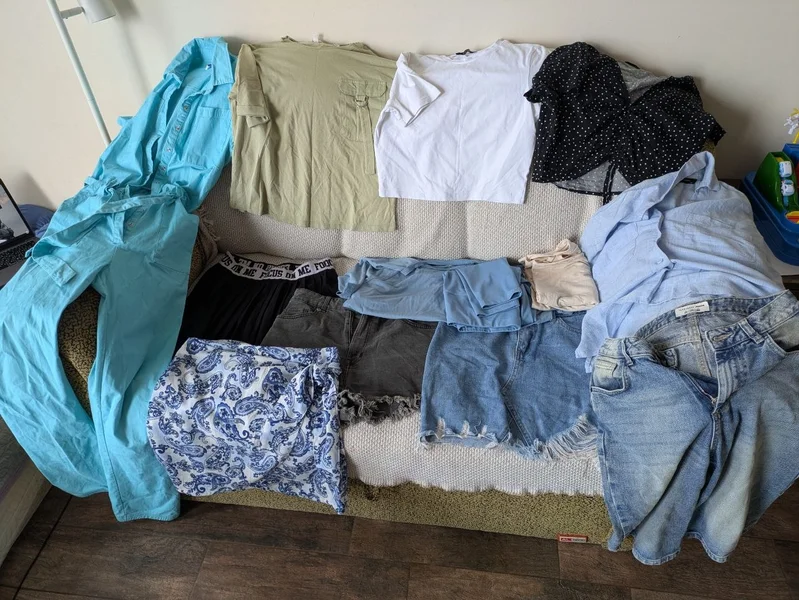 Одежда размера S, пакет вещей — bassinet, cradle, diaper