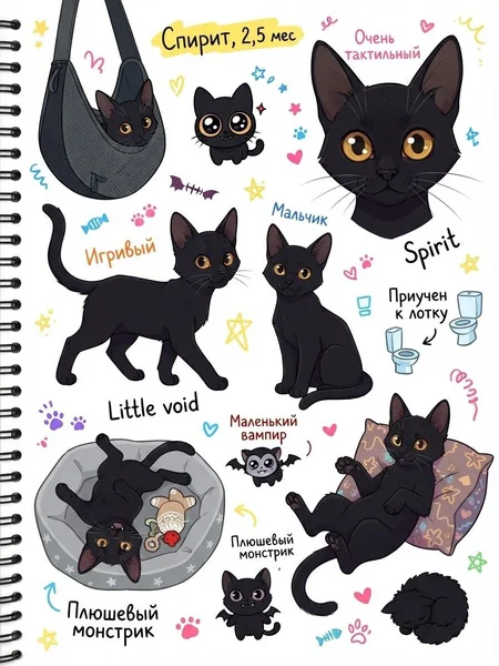 Котенок Спирит — puck, comic book