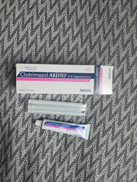 Клотримазол, вагинальный крем ARISTO 2% 20г — rubber eraser, syringe