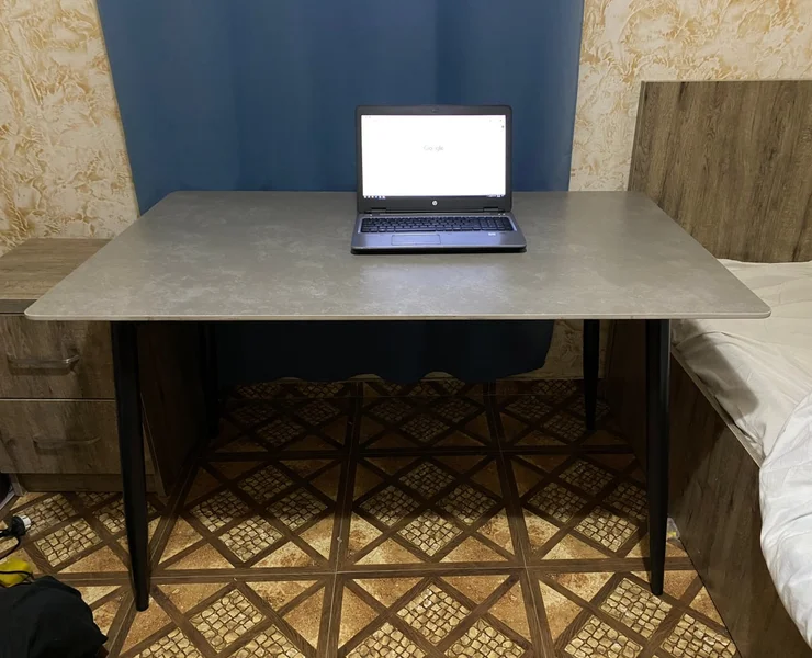 Большой стол из натурального камня — laptop, notebook, desk