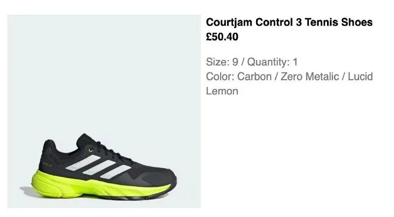 Кроссовки Adidas CourtJam Control 3
