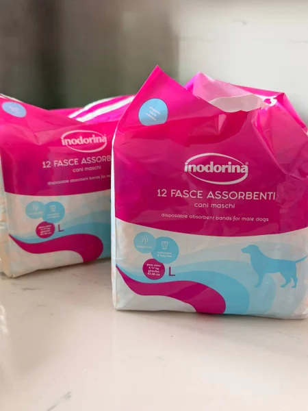 Подгузники для кобелей (23 шт) — packet, plastic bag