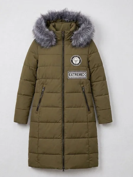 Лыжный костюм с курткой, брюками, перчатками и очками — fur coat