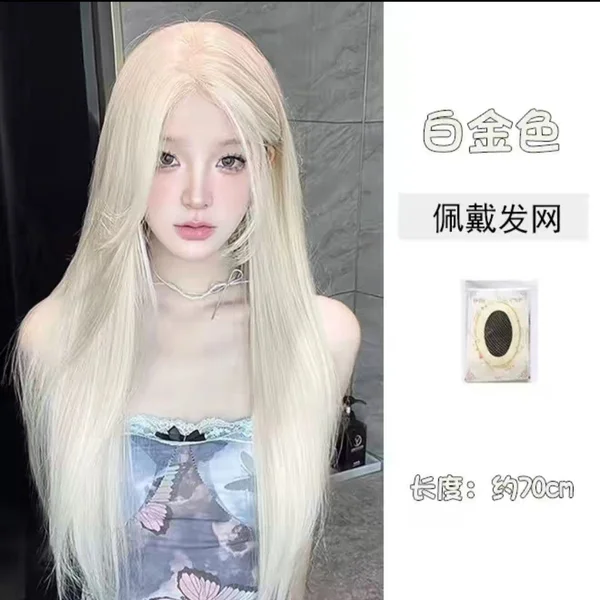 Белый парик — wig
