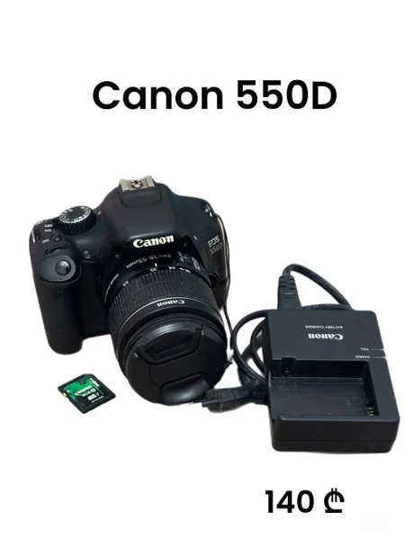 Камера зеркальная CANON 550D — reflex camera