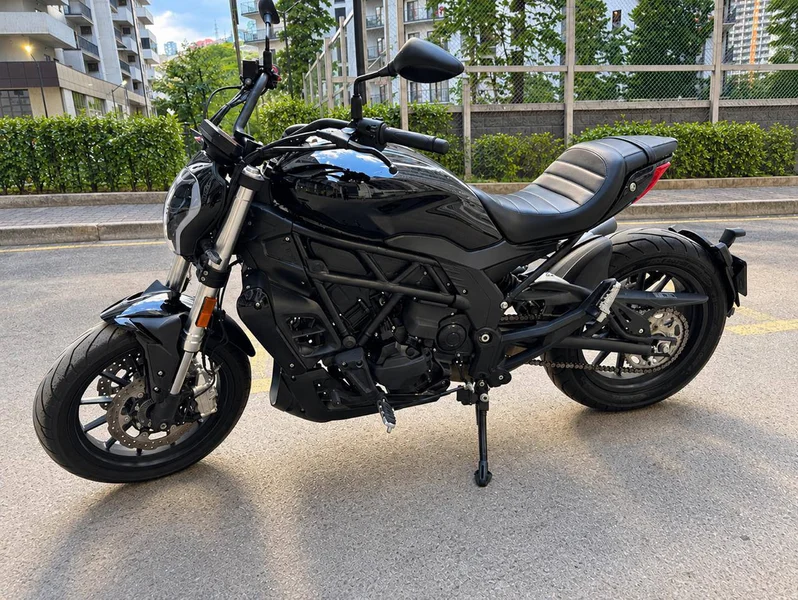 Мотоцикл Benelli 502C — moped, disk brake, motor scooter