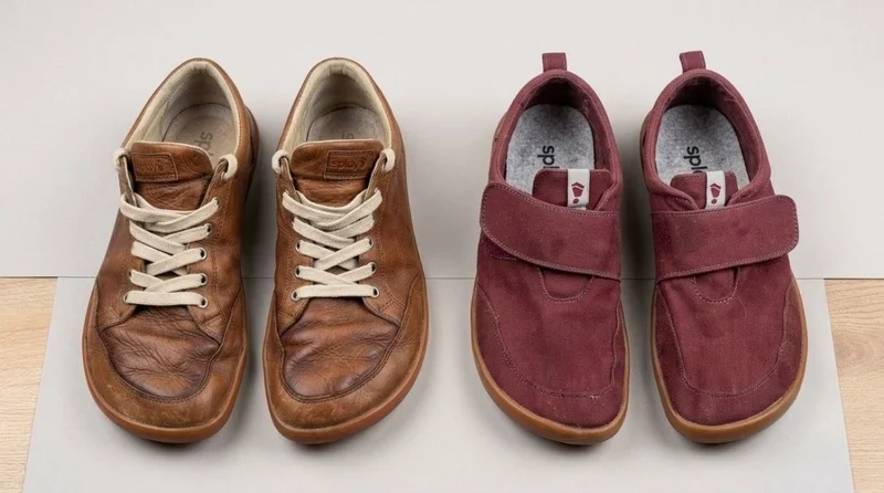 Босоногая обувь Splay Barefoot (коричневые и бордовые) — Loafer