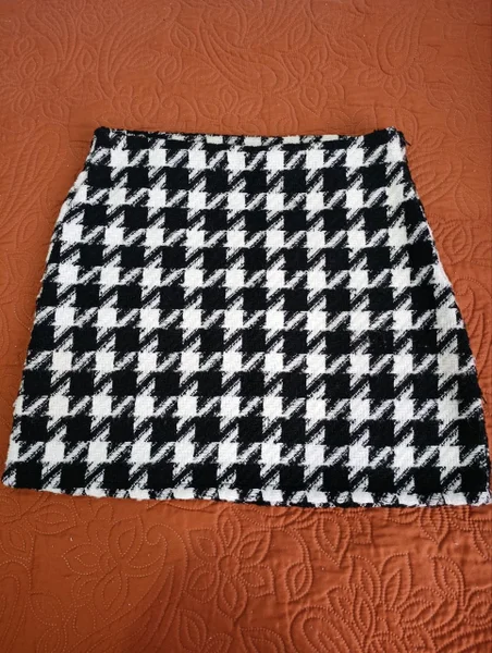 Юбка чёрно-белая M — swimming trunks, Windsor tie, dishrag