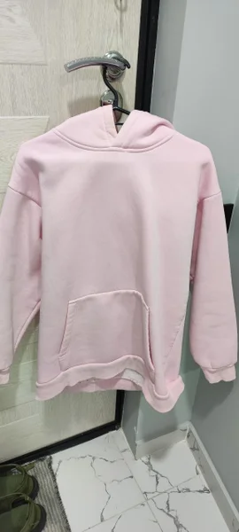 Худи нежно-розовая оверсайз — sweatshirt, pajama, lab coat