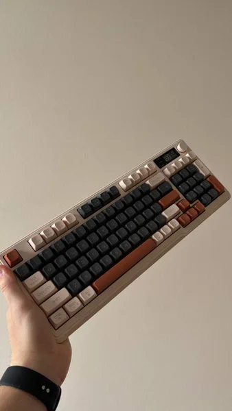 Беспроводная клавиатура FREEWOLF M96 — typewriter keyboard, space bar, computer keyboard