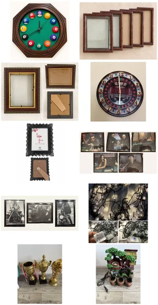 Декоративный фонтанчик с подсветкой — wall clock, analog clock