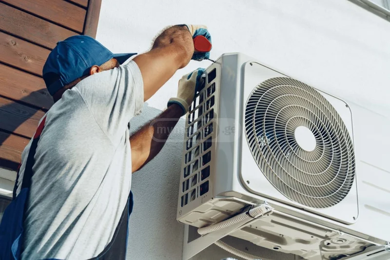 Монтаж и демонтаж кондиционеров — electric fan
