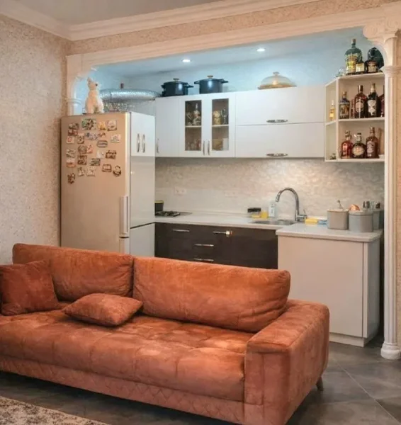 Квартира 1+1 на Новом бульваре, 44 кв.м — studio couch