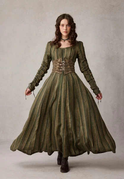 Платье Linennaive — hoopskirt, overskirt