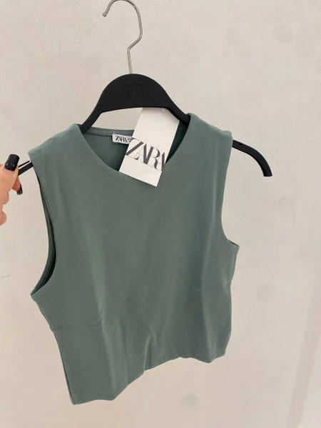 Майка / топ Zara — sweatshirt, jersey