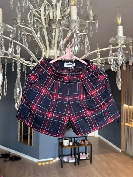 Шорты бордовые трикотажные — miniskirt