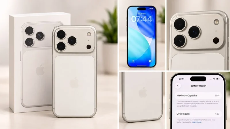 iPhone 17 Pro — iPod, cellular telephone