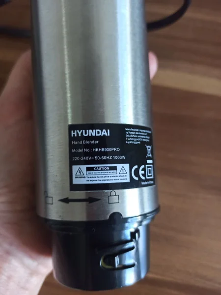 Блендер Hyundai с насадками — oil filter, hair spray, red wine