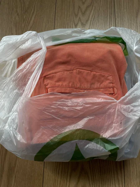 Пакет с мужскими шортами размера S — plastic bag
