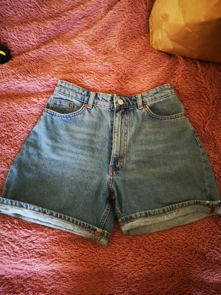 шорты MONKI — jean, miniskirt