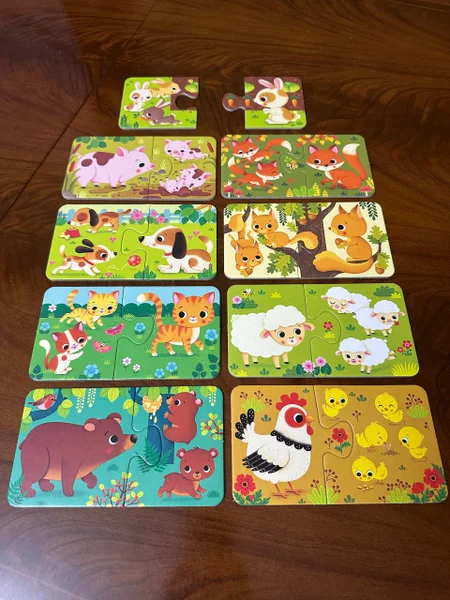 Игрушки и пазлы для малышей — packet, jigsaw puzzle, handkerchief