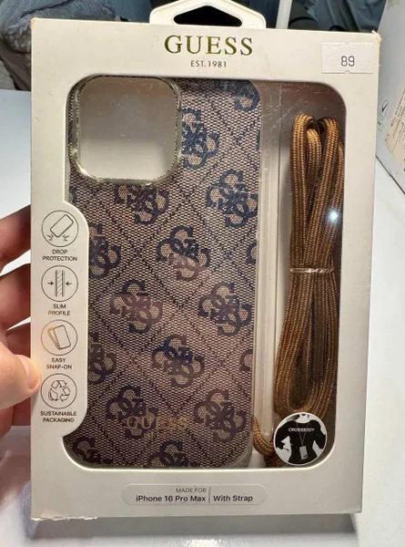 Чехол для iPhone 16 Pro Max GUESS — bib