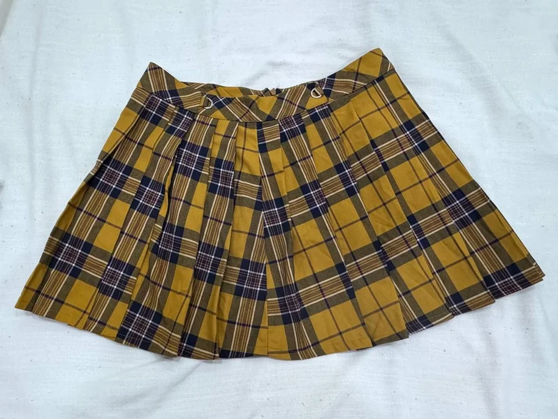 Юбка Bershka плиссированная мини — swimming trunks, miniskirt