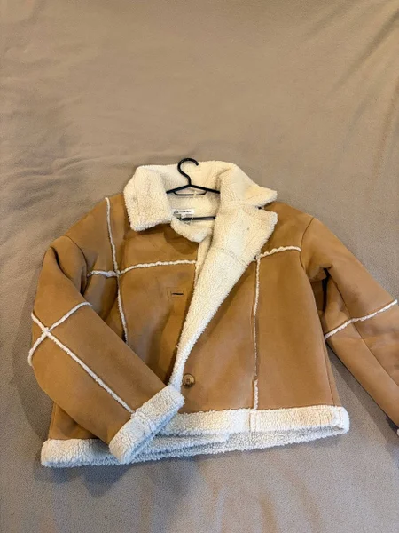 Дубленка Koton L — carton, wool