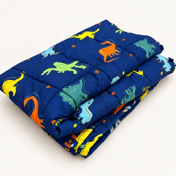 Детское утяжелённое одеяло с динозаврами — sleeping bag, pencil box, wallet
