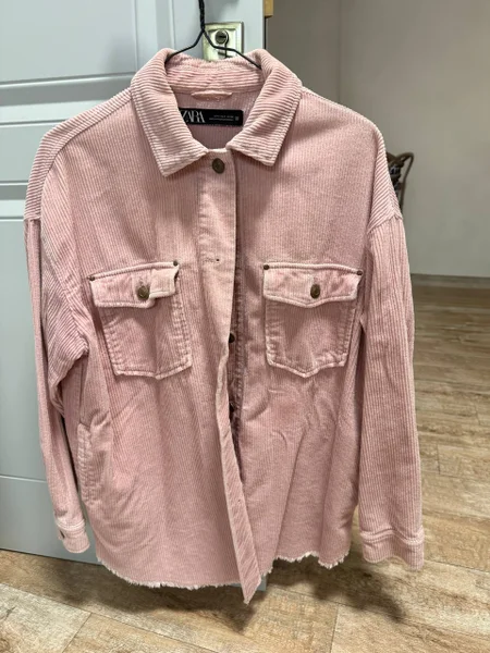 Рубашка вельветовая Zara — trench coat