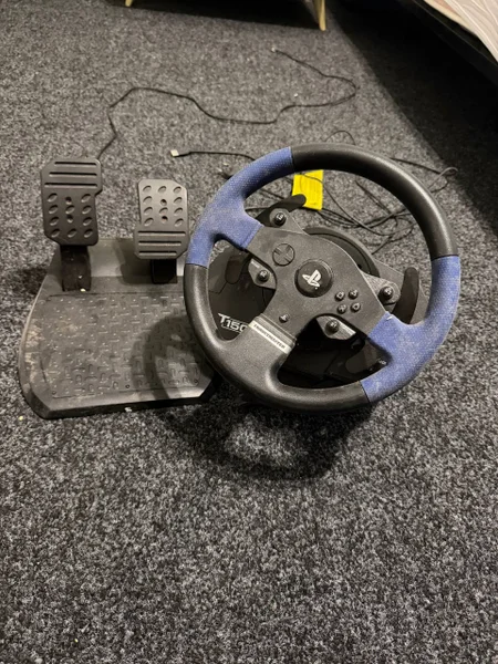 Thrustmaster T150 — disk brake, reel, joystick