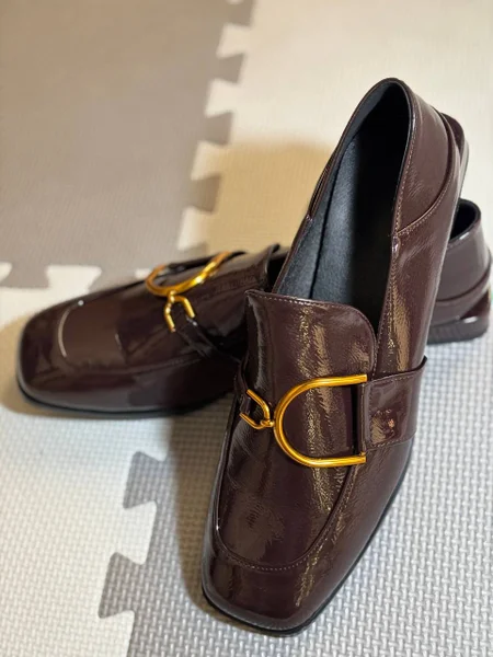 Бордовые лоферы новые 40.5 — holster, Loafer