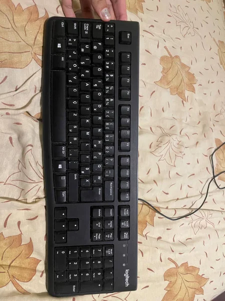 Проводная клавиатура Logitech K120 — computer keyboard, space bar, remote control