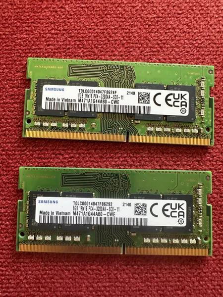 Оперативная память Samsung DDR4 16GB (2x8GB) 3200MHz — slide rule, wallet, rule