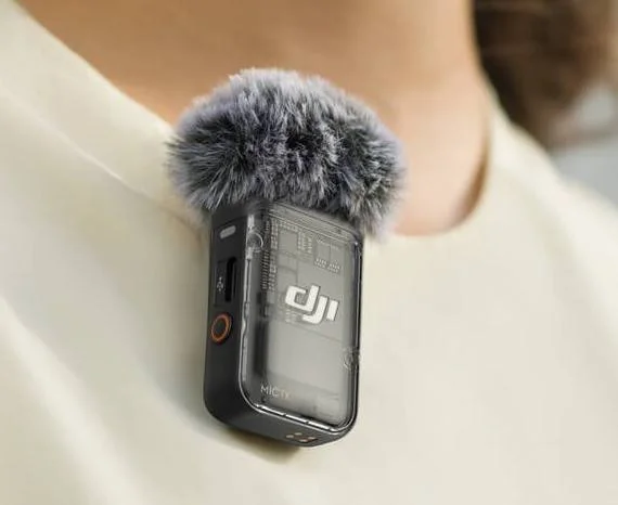 DJI MIC 2 — digital watch, paintbrush