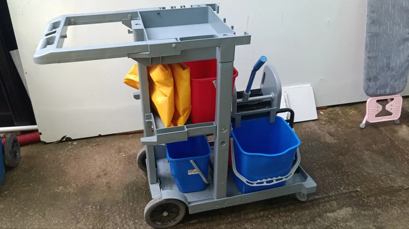 Тележка для клининга полная комплектация — forklift, thresher