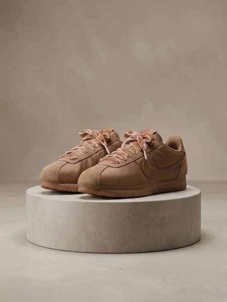 Кроссовки Nike Cortez коричневые — Loafer