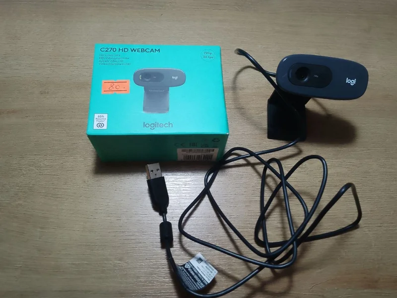 Веб-камера Logitech C270 HD — tape player, modem, joystick