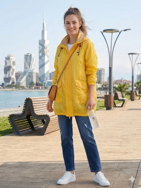 Ветровка comma, Casual Identity — trench coat, jean