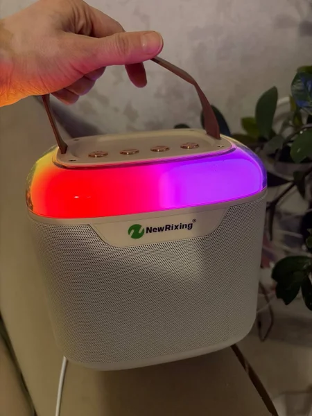 Bluetooth колонка NewRixing — iron, toaster, space heater