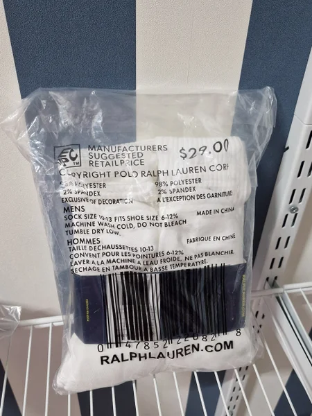 Комплект Polo Ralph Lauren: кепка и 6 пар носков — packet
