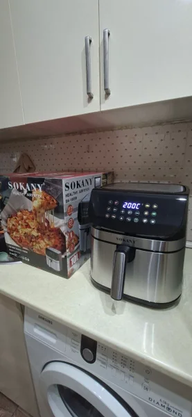 Аэрогриль SQKANY 10л — waffle iron, microwave, espresso maker