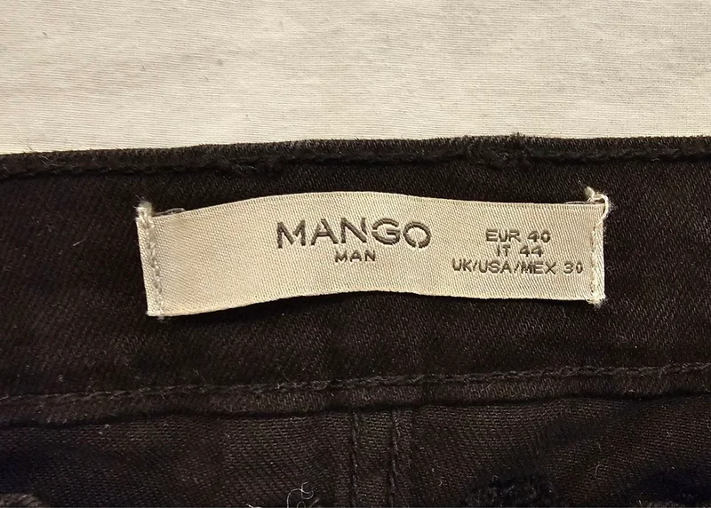 Джинсы мужские Mango скини 40 размер — jean, mailbag, bath towel