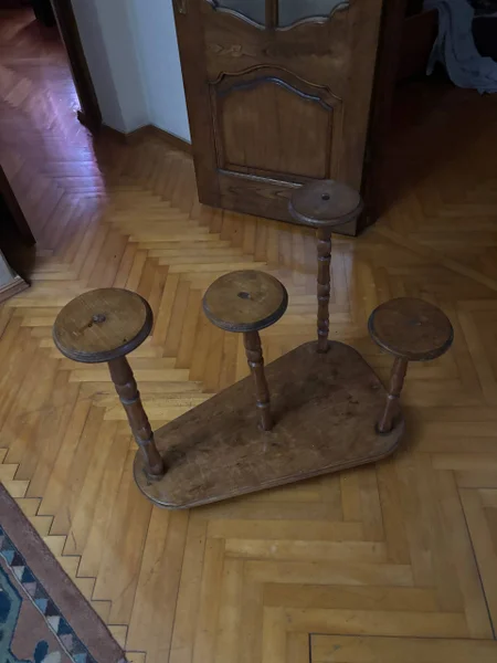 Подставка для цветов — ladle, dumbbell
