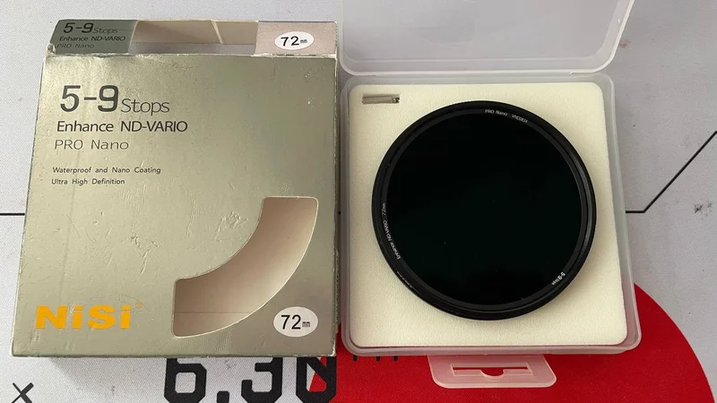 ND фильтр Nisi 1-5 stops 72mm — toilet seat, washer
