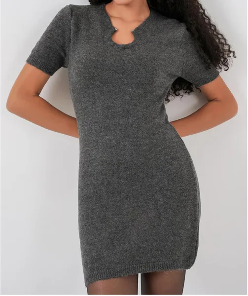 Трикотажное платье Zara — wool, cardigan, maillot